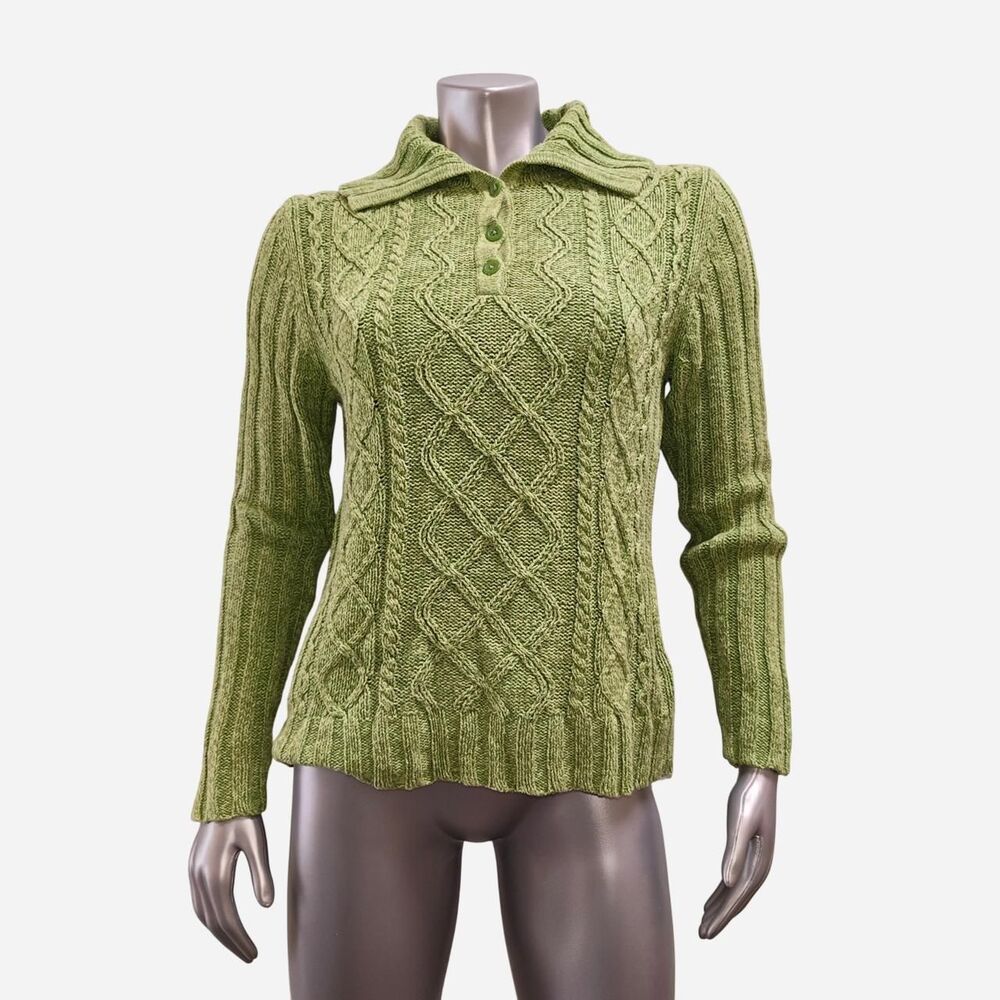 Cherokee Women's Green Jumper